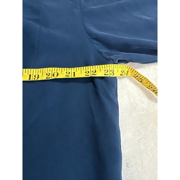 Tommy Bahama Blue Shirt Mens XL 100% Silk Short Sleeve Button-Up - Picture 7 of 15